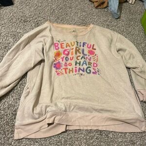 Natural Life crewneck, size large